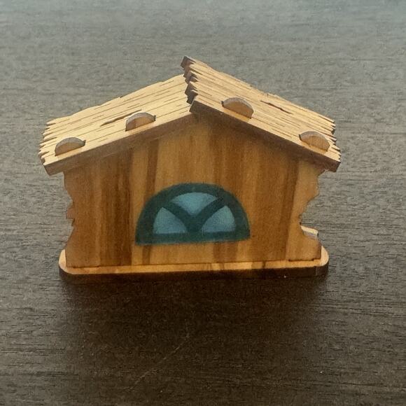 Nativity Made from Italian Olive Wood Handcrafted by Clarisse Sisters of Alabano - Picture 8 of 13